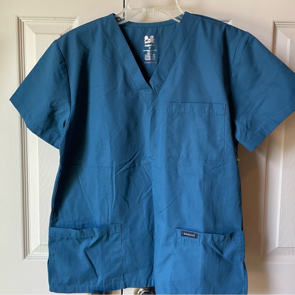 Blue Scrub Top
